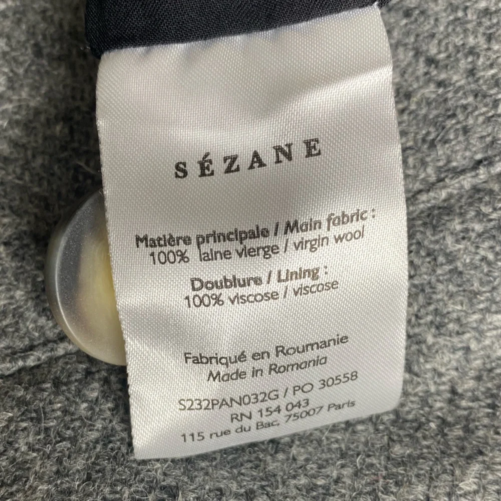 New Sézane Damon Wool Trousers New With Tags Sz 16 - Picture 8 of 9
